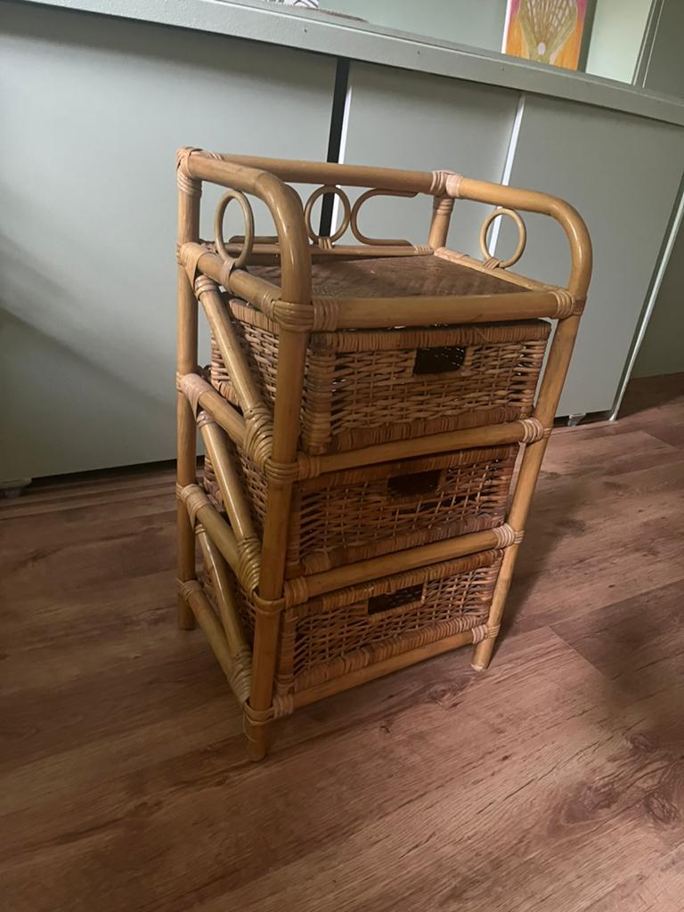 Bamboe lade kastje, Ophalen of Verzenden, Huis en Inrichting