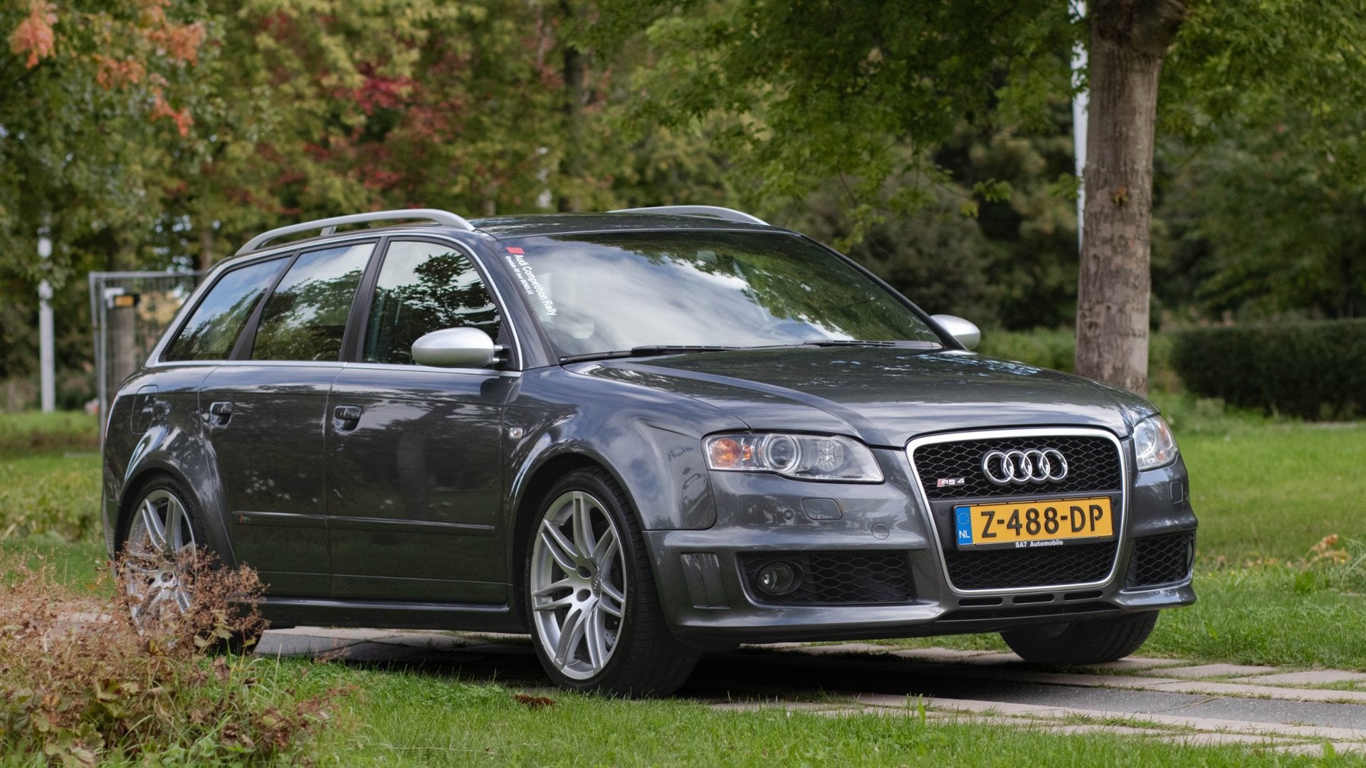 Audi RS4 avant 4.2 V8 B7 quattro, Auto's, Dealer onderhouden, Gebruikt, Leder, Handgeschakeld
