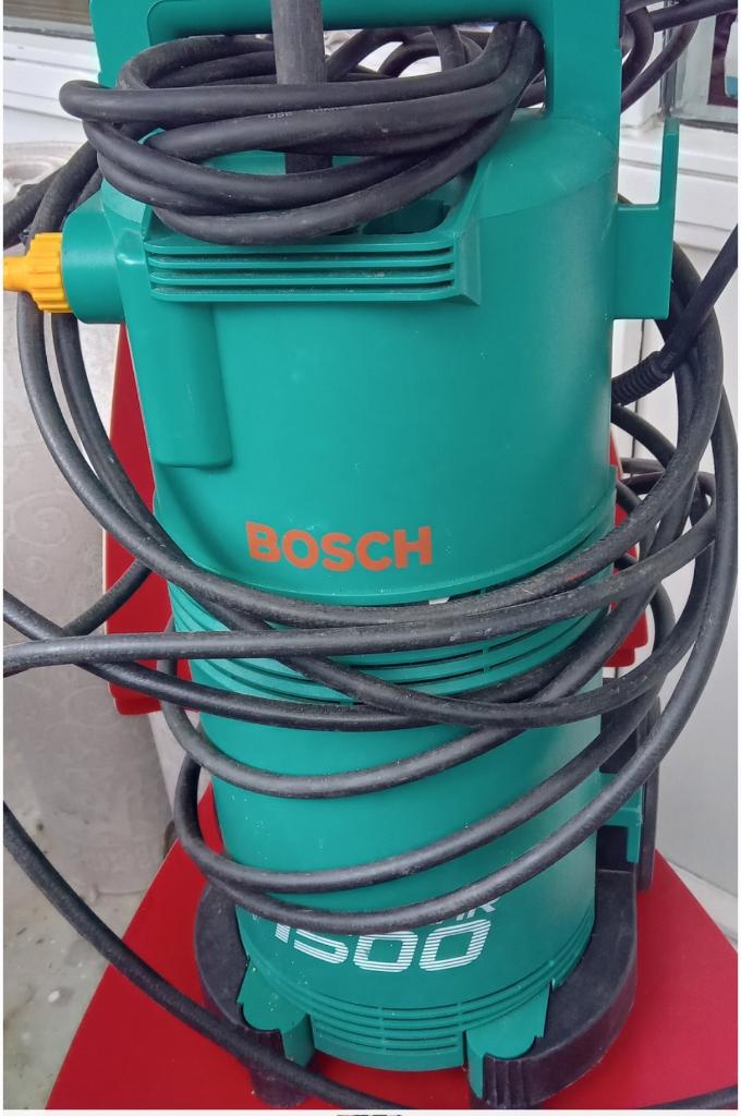 Bosch  1500 Plus hogedrukreiniger met accessoires, Ophalen of Verzenden, Gebruikt, Elektrisch, Bosch