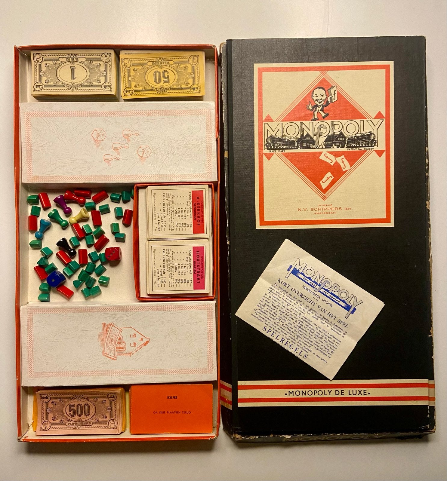 Monopoly Nederlandse editie 1947 compleet, Ophalen of Verzenden