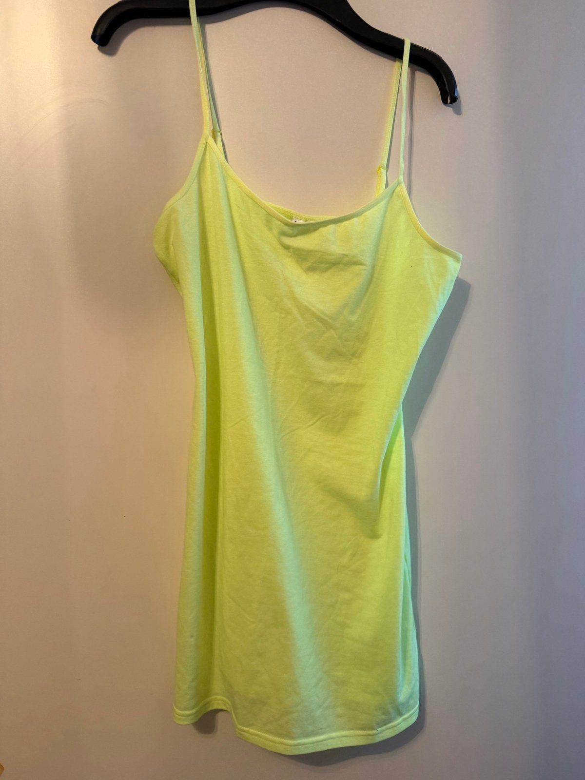 Neon Geel H&M Divided Basic Spaghettibandje Top Maat M, Kleding | Dames, Maat 38/40 (M), Geel, Nieuw, Ophalen of Verzenden