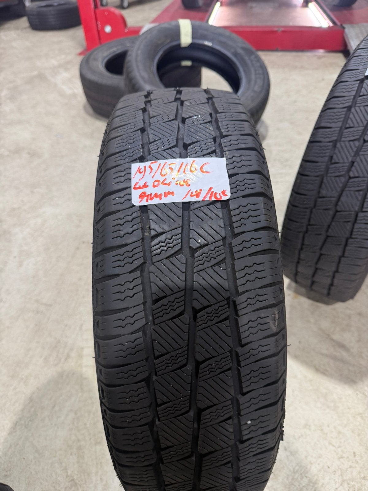 195/65/16c Goldline 7MM profiel 4x, Ophalen, Bestelwagen, 16 inch, Winterbanden