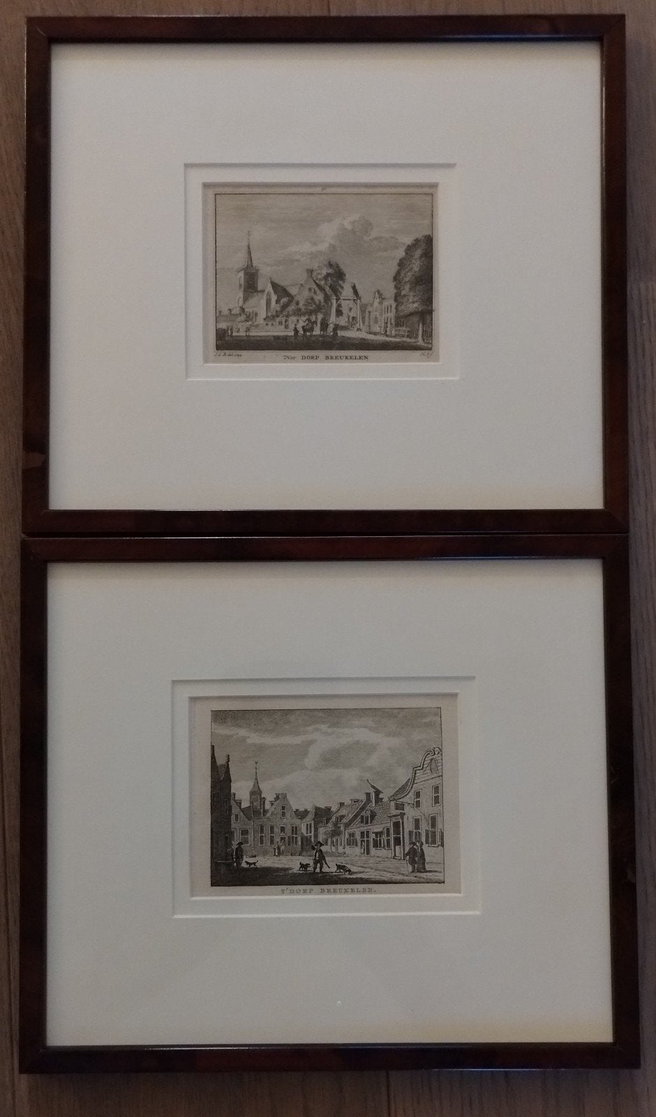 BREUKELEN"Kopergravure uit circa 1750, Ophalen of Verzenden
