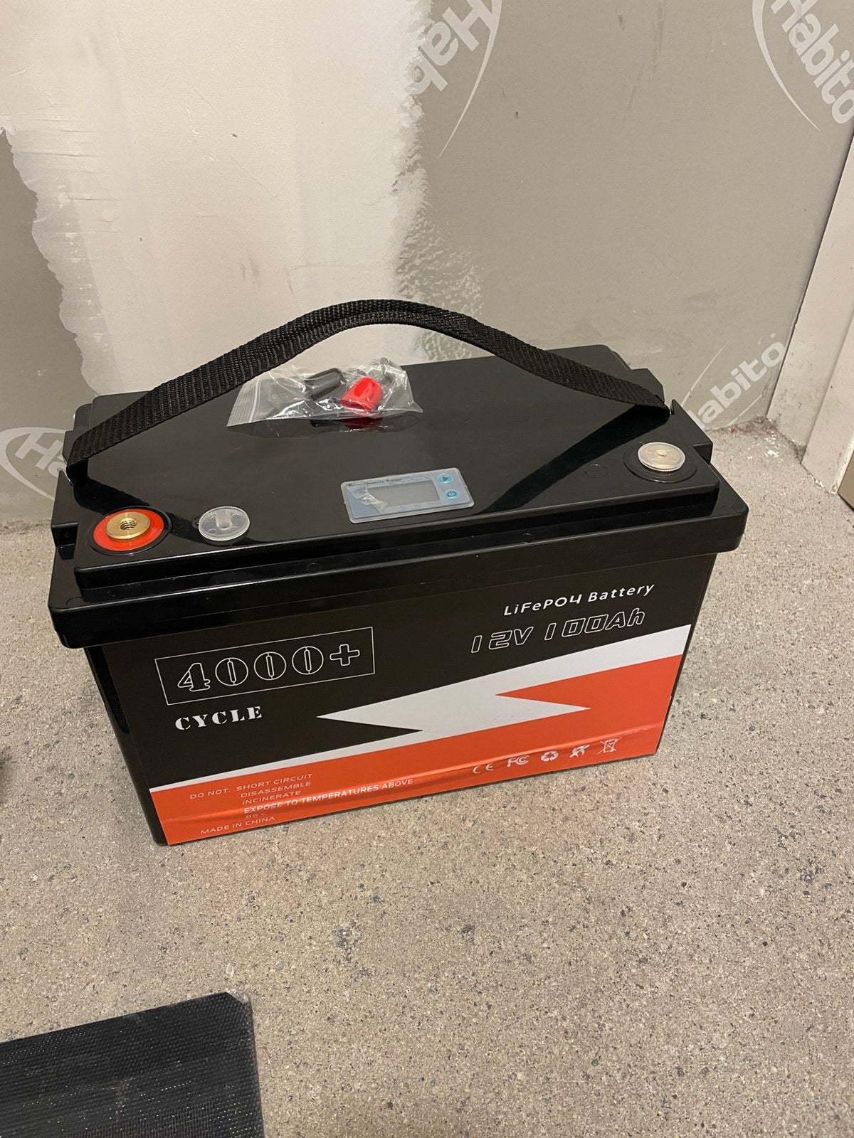 Nieuw in doos. LiFePo4 accu 12 volt 100 AH, Ophalen, Nieuw