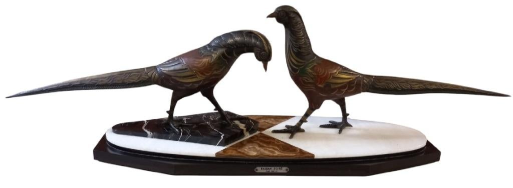 Faisan doré par Gilly. groot beeld., Ophalen, Beeld, 50 - 100 cm, Vogel