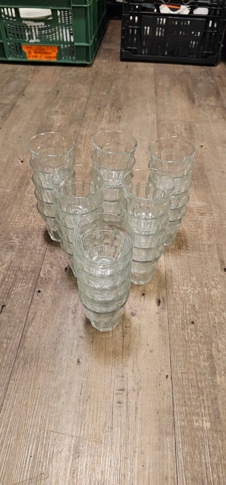 Set van 30  Picardie Duralex Glazen, Glas of Glazen, Overige merken, Vintage, Ophalen of Verzenden