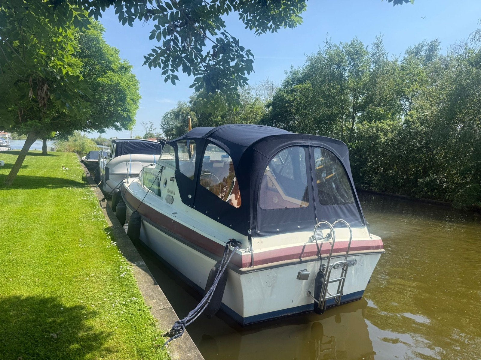 Passaat 7.35 met boegschroef en splinternieuwe cabrio kap, Ophalen, Kajuitboot, Diesel, Aluminium
