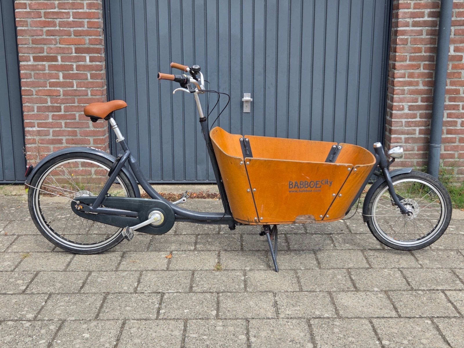 babboe city bakfiets, Fietsen en Brommers, Fietsen | Bakfietsen, Gebruikt, 2 kinderen, Schijfrem, Ophalen