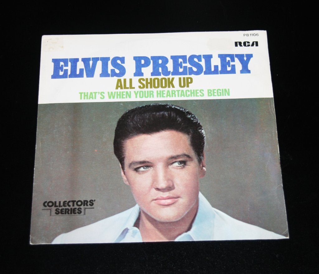ELVIS PRESLEY (ALL SHOOK UP, Gebruikt, 7 inch, Pop, Overige typen