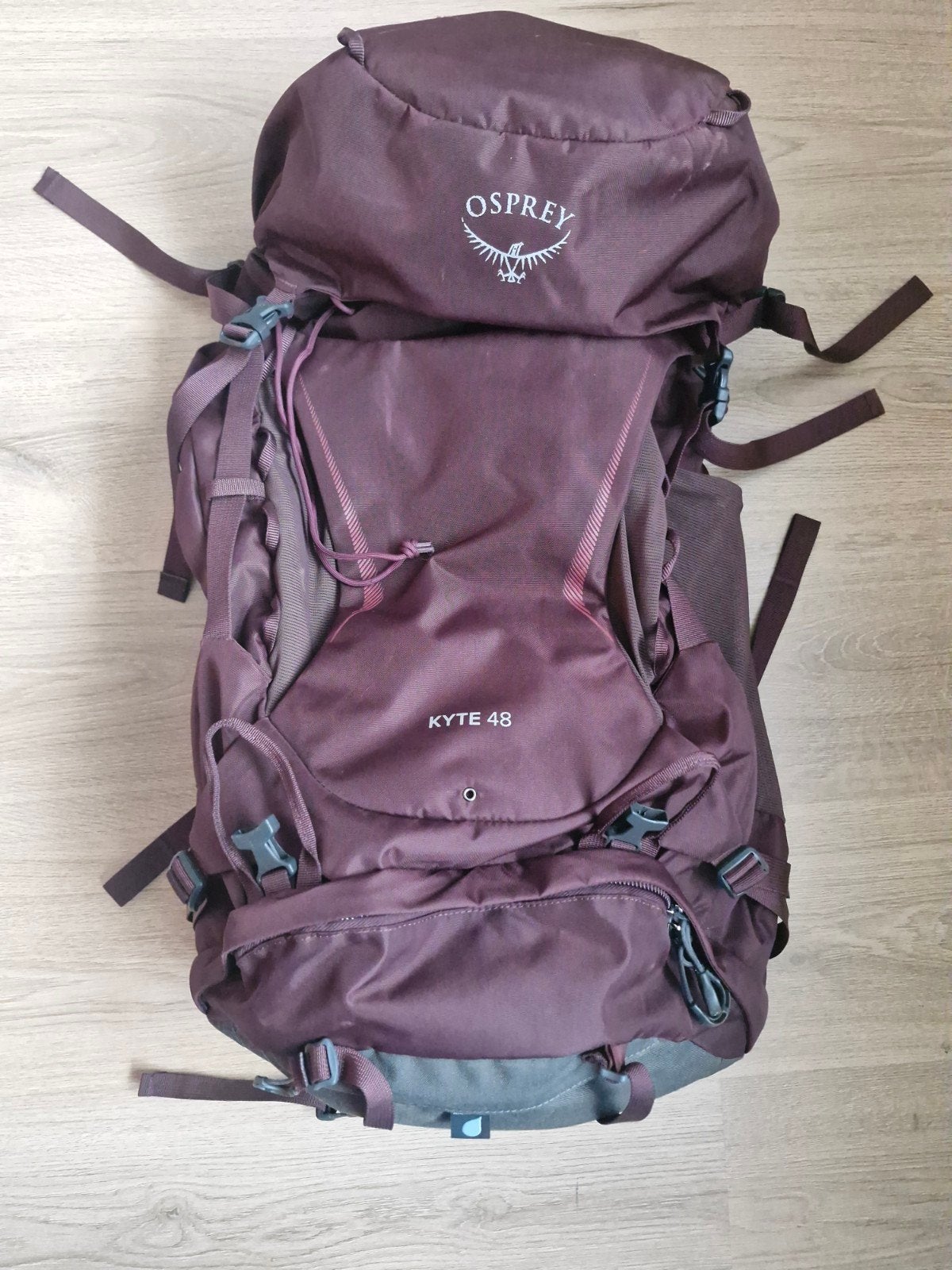 Osprey Kyte 48 maat xs/s, Ophalen of Verzenden, Zo goed als nieuw, Paars, 30 cm of meer