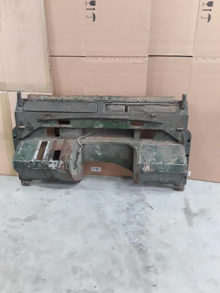 Schutbord, bulkhead. LandRover series 3, Ophalen, Voor, Spatbord, Gebruikt