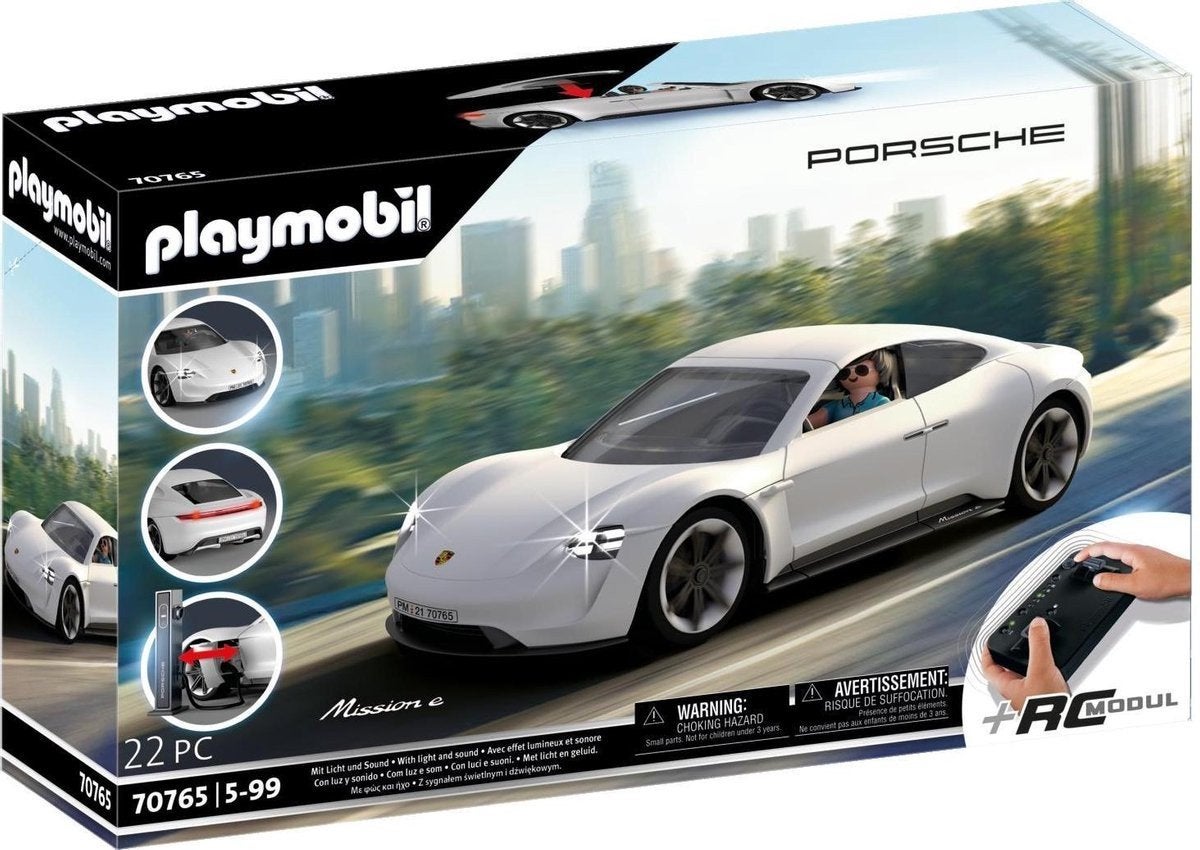 Playmobil 70765 Porsche Mission E RC. Complete set!, Complete set, Voertuig, Ophalen of Verzenden, Zo goed als nieuw