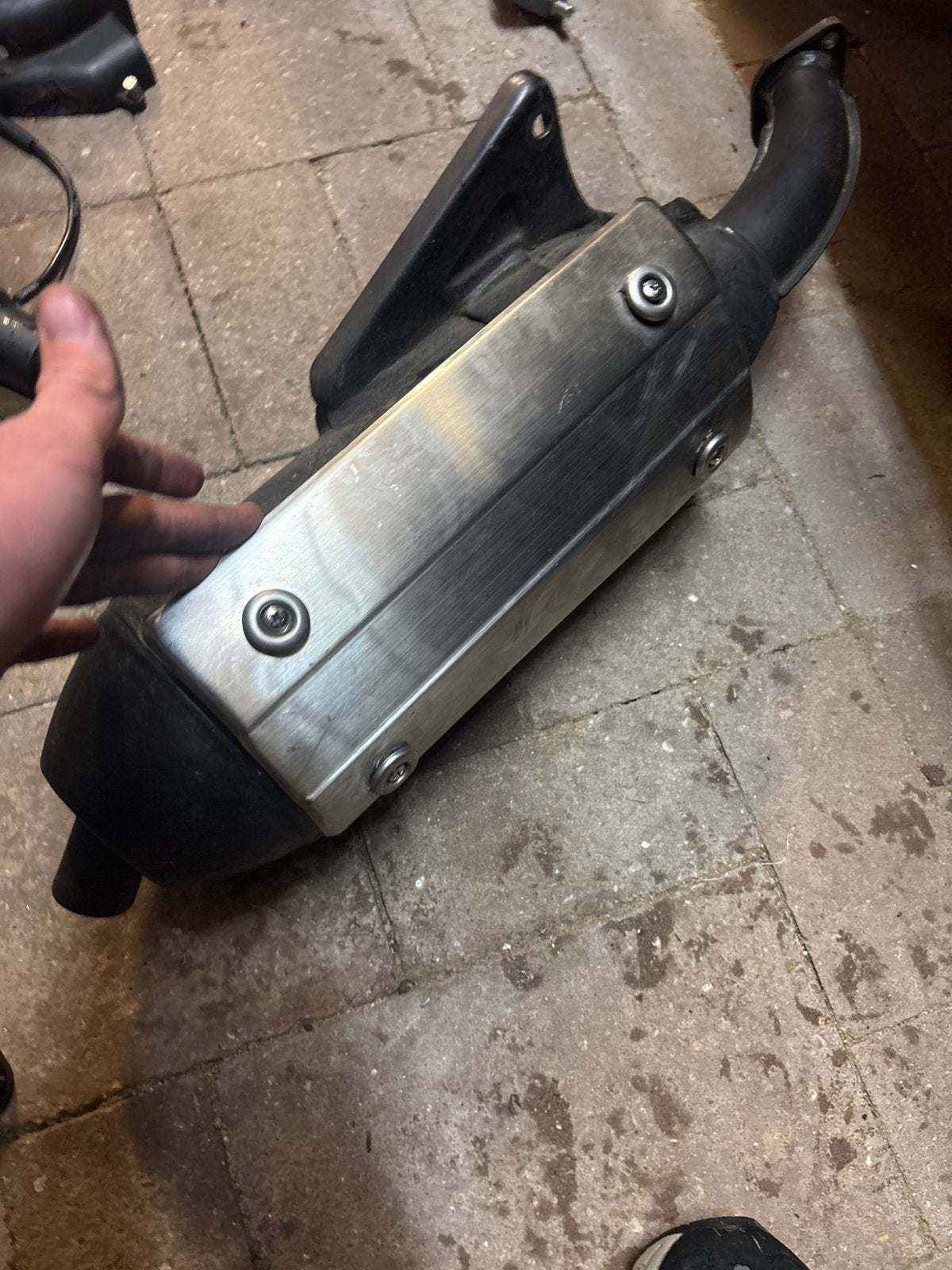 Sm06 met rvs voorbocht nummers leesbaar, Ophalen of Verzenden, Zo goed als nieuw, Uitlaat