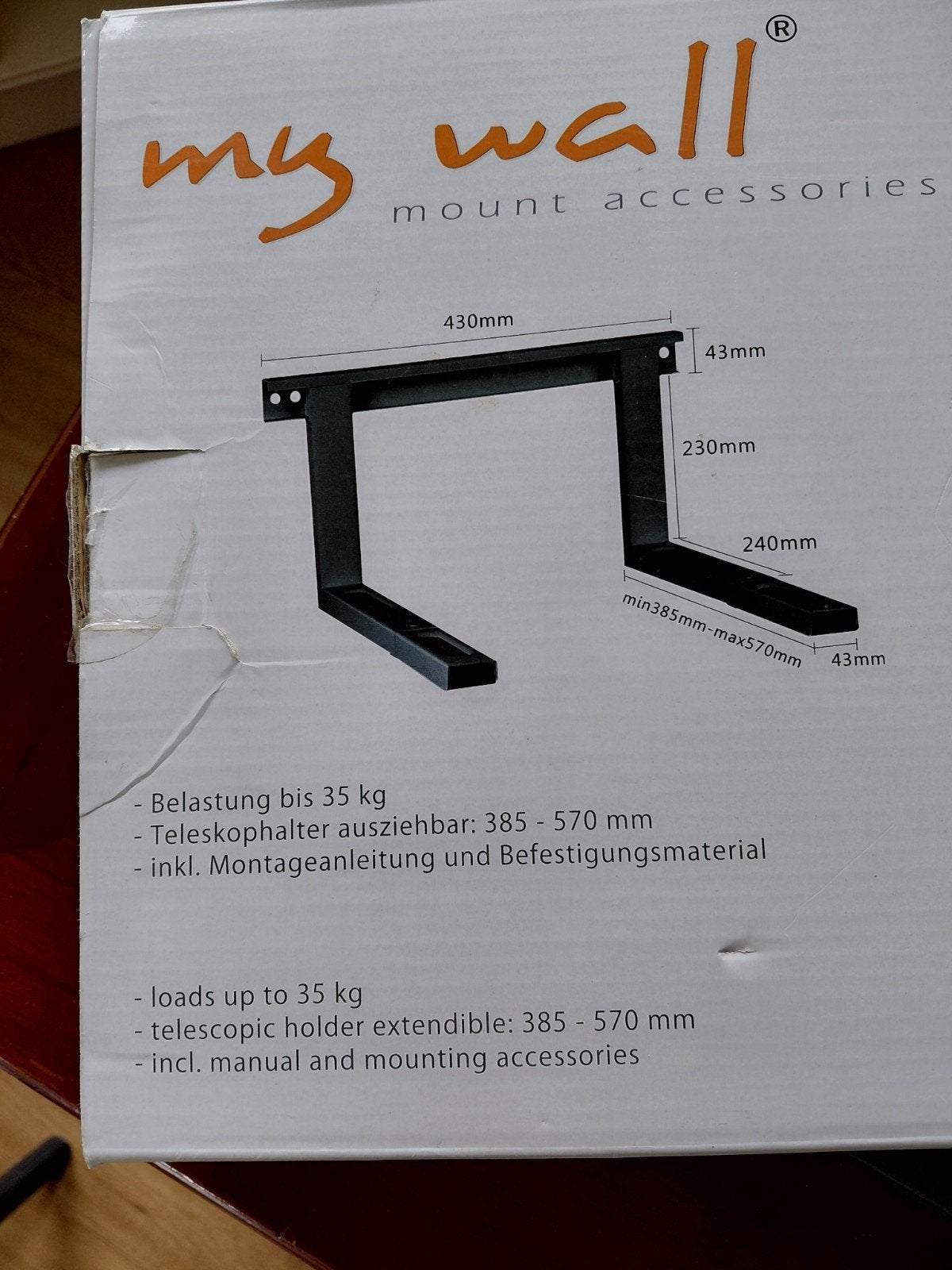 My Wall magnetron beugel - nieuw in doos, Witgoed en Apparatuur, Ophalen of Verzenden