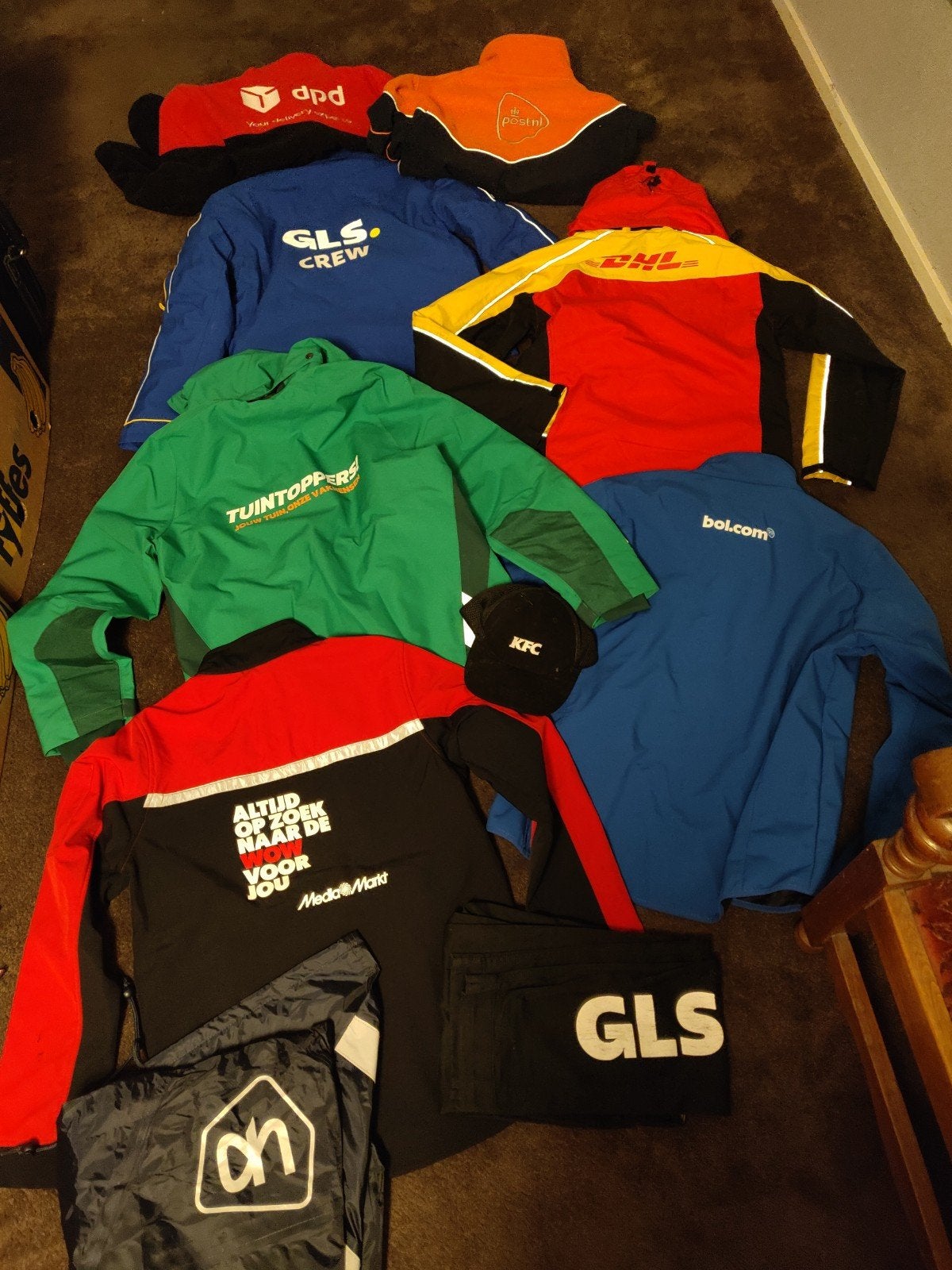 "merk " kleding , werk kleding ,, Ophalen of Verzenden