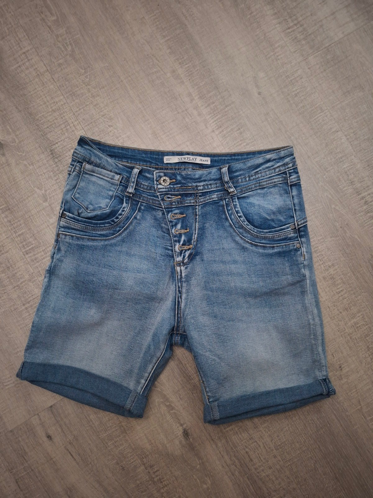 Newplay Jeans korte broek maat S/36, Kleding | Dames, Ophalen, Newplay Jeans, Kort, Blauw