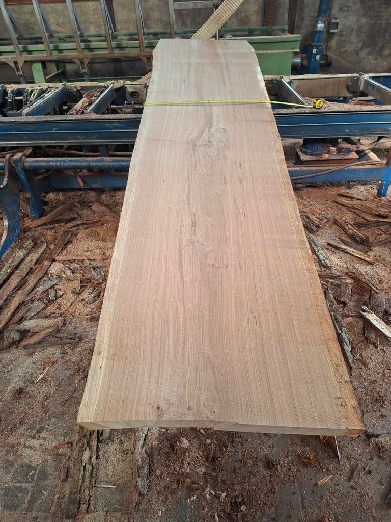 Eiken boomstamplanken 6 cm dik, Ophalen