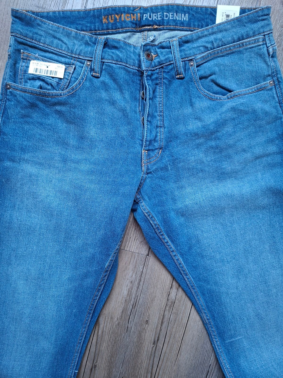 KUYICHI Jim regular fit jeans W34 L30 3 voor €149,95, Blauw, Nieuw, Ophalen of Verzenden, KUYICHI