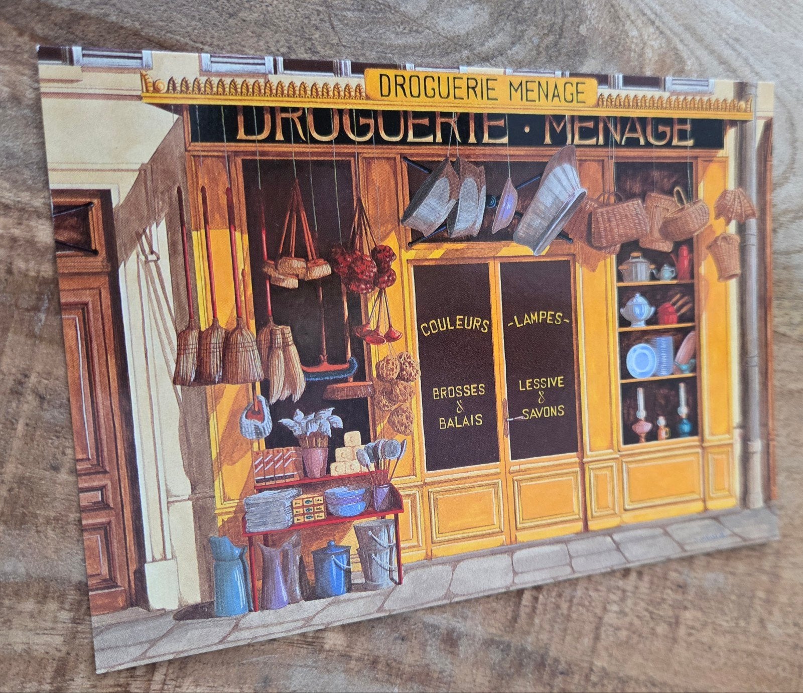 Vintage Franse Drogisterij Ansichtkaart - Dominique Chouaba, Verzenden, 1980 tot heden, Ongelopen, Overige thema's