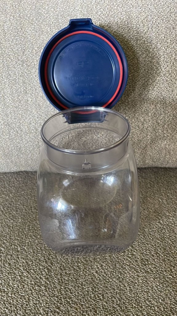 Plastic potten, Ophalen of Verzenden, Gebruikt, Kunststof, Pot, Bus of Blik