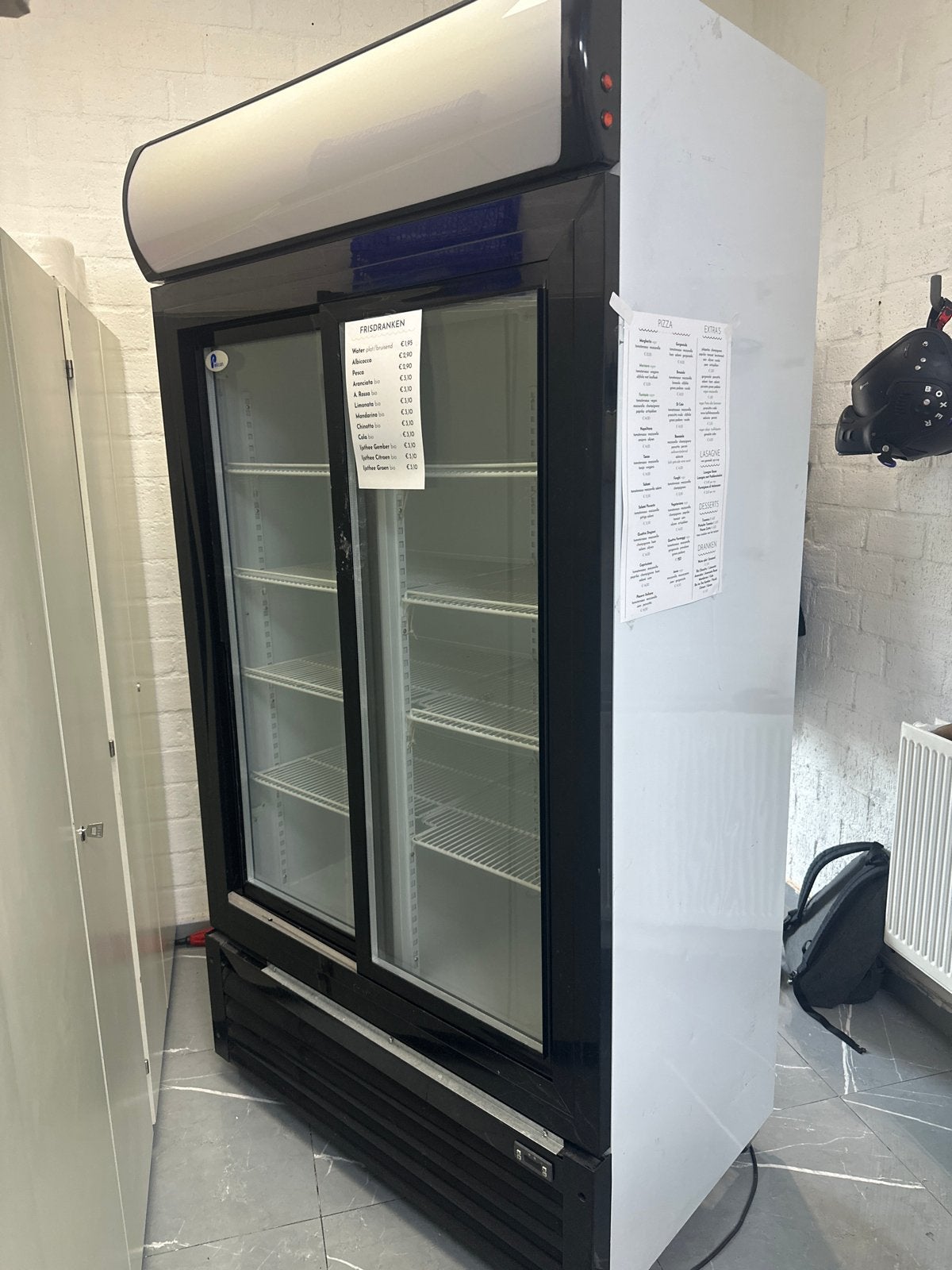 Defecte koelkast met Glazen Deuren - Perfect voor Horeca, Ophalen, 200 liter of meer, 60 cm of meer, 160 cm of meer