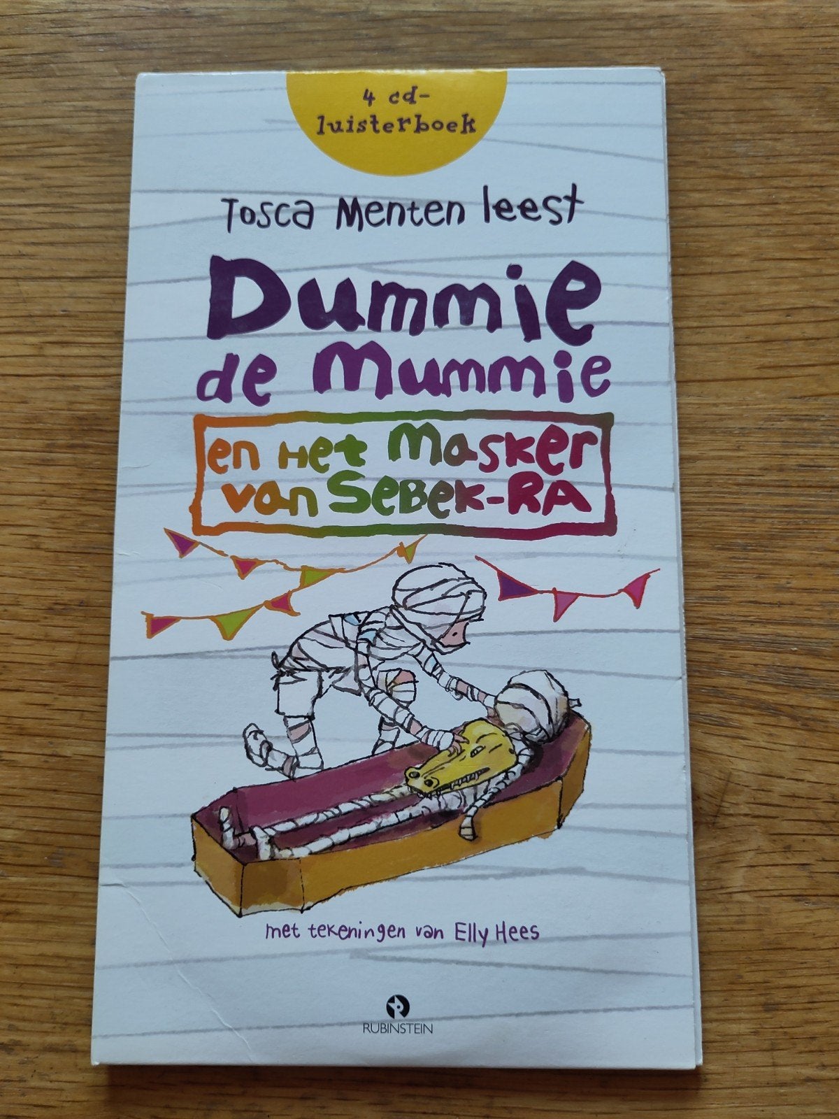 Dummie de Mummie en het Masker van Sebek-Ra (luisterboek), Ophalen of Verzenden, Tosca Menten, Cd, Kind