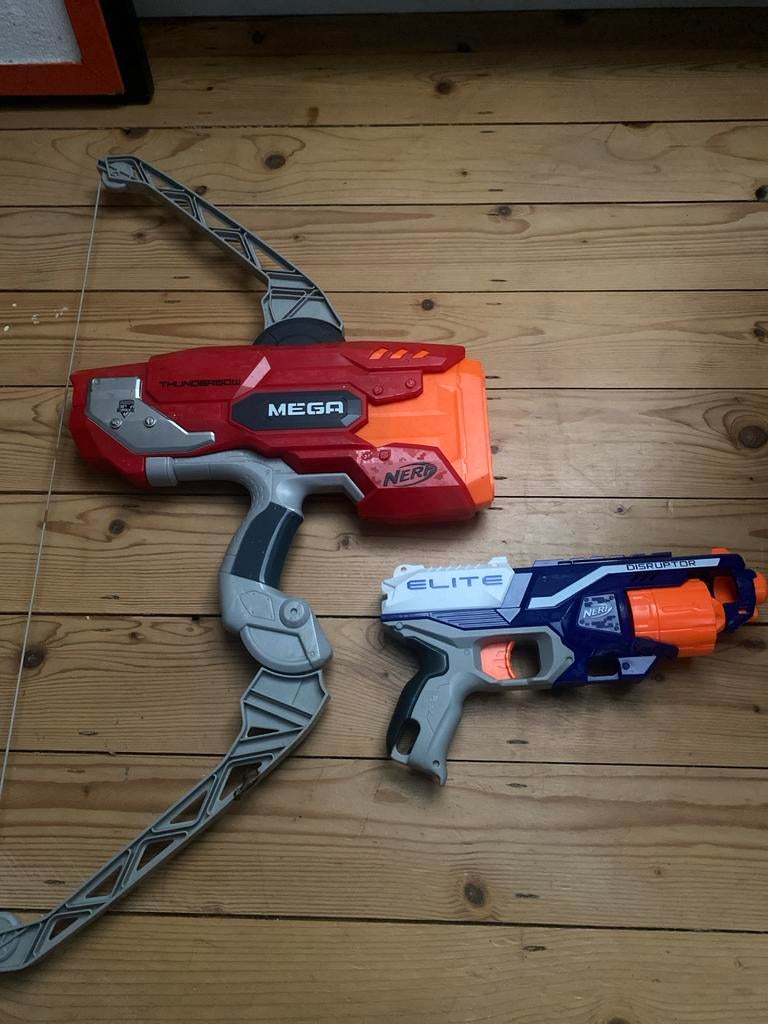 Nerf Thunderbow en Nerf Disruptor kan ook apart, Ophalen of Verzenden, Gebruikt, Jongen of Meisje