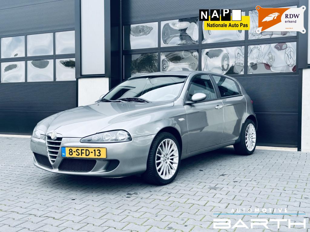 Alfa Romeo 147 1.6 TS Progression | Airco | APK | Nette Auto, Auto's, Alfa Romeo, Voorwielaandrijving, Stof, Gebruikt, Zwart