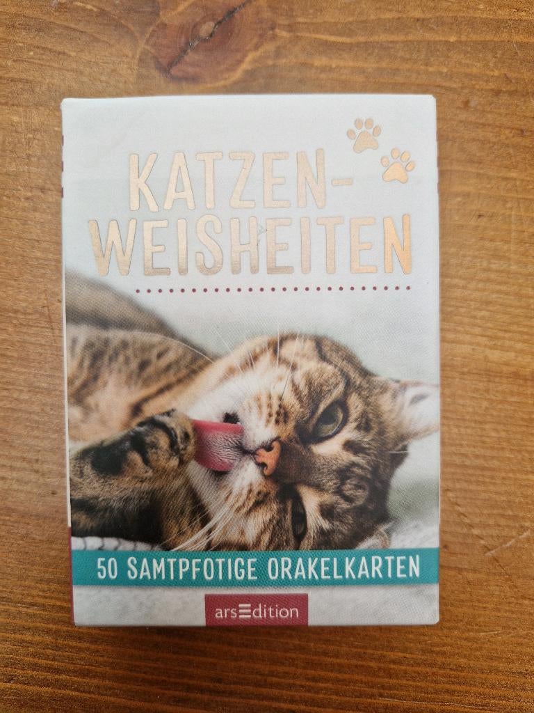 Orakel kaartspel met kattenwijsheden – spreuken&lieve katten, Diverse, Spiritualiteit algemeen, Overige typen, Nieuw