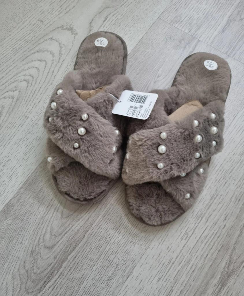 Dames instap pantoffels maat 38/39, Overige kleuren, Verzenden, Nieuw, Pantoffels of Sloffen