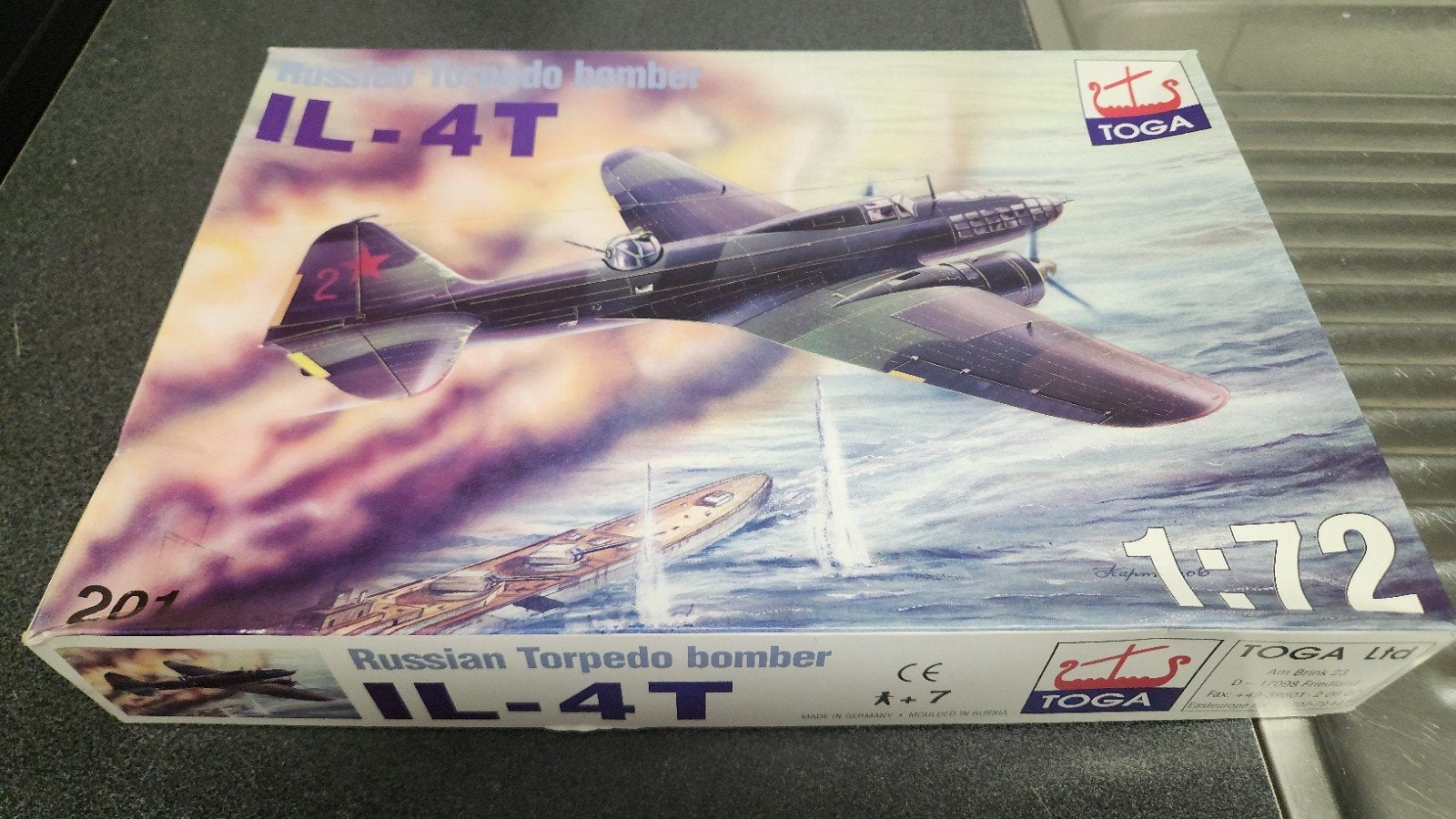 Toga IL-4T Russische Torpedobommenwerper 1:72 Modelbouw, Overige merken, 1:72 tot 1:144, Ophalen of Verzenden, Zo goed als nieuw