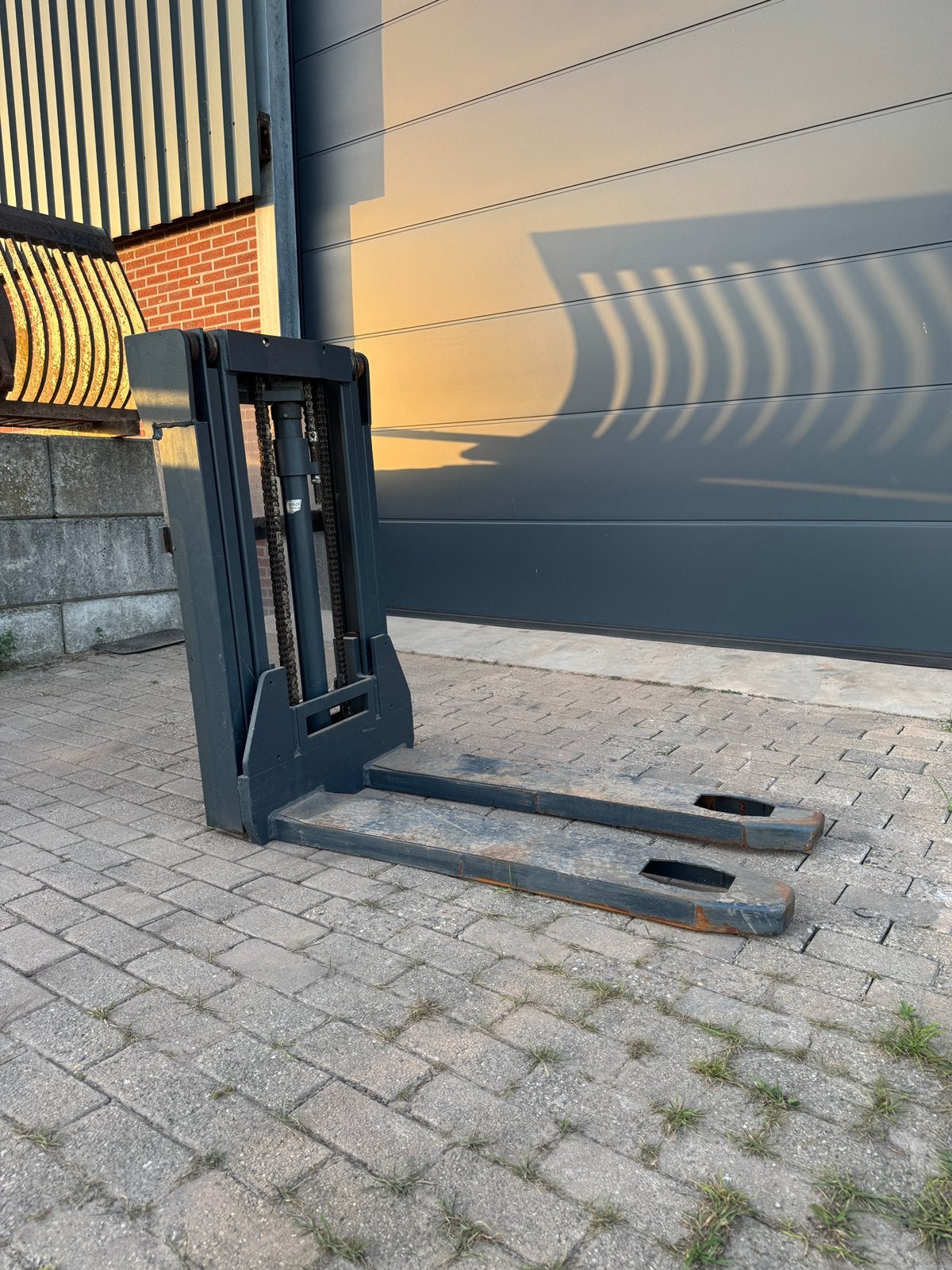 1000Kg mini hefmast, Ophalen, Gebruikt