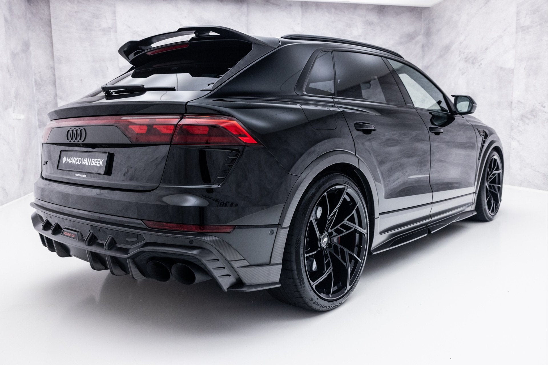 Audi RS Q8 4.0 TFSI 760 PK ABT Legacy Edition 1/125 | Pano |, Auto's, Gebruikt, Zwart, Leder, Vierwielaandrijving