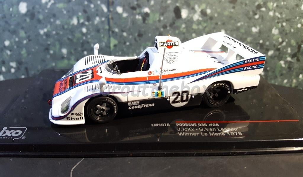 Porsche 936 #20 VAN LENNEP Le Mans 1976 1:43 Ixo V450, Verzenden, Nieuw, Auto, Overige merken
