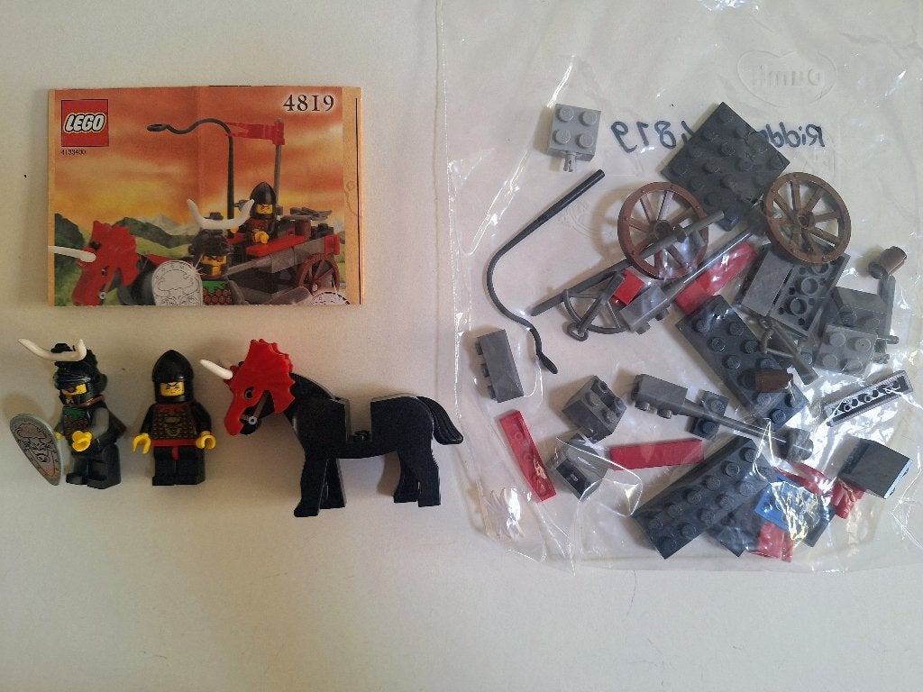 LEGO Castle 4819: Dragon Knights Wagen met Minifiguren, Kinderen en Baby's, Gebruikt, Lego, Ophalen of Verzenden, Inclusief instructies