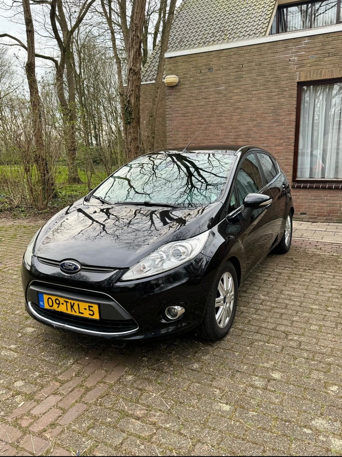 Ford Fiësta 1.6 Tdci 5DR 2012 Zwart, Auto's, Voorwielaandrijving, 1018 kg, 28 km/l, 96 €/maand