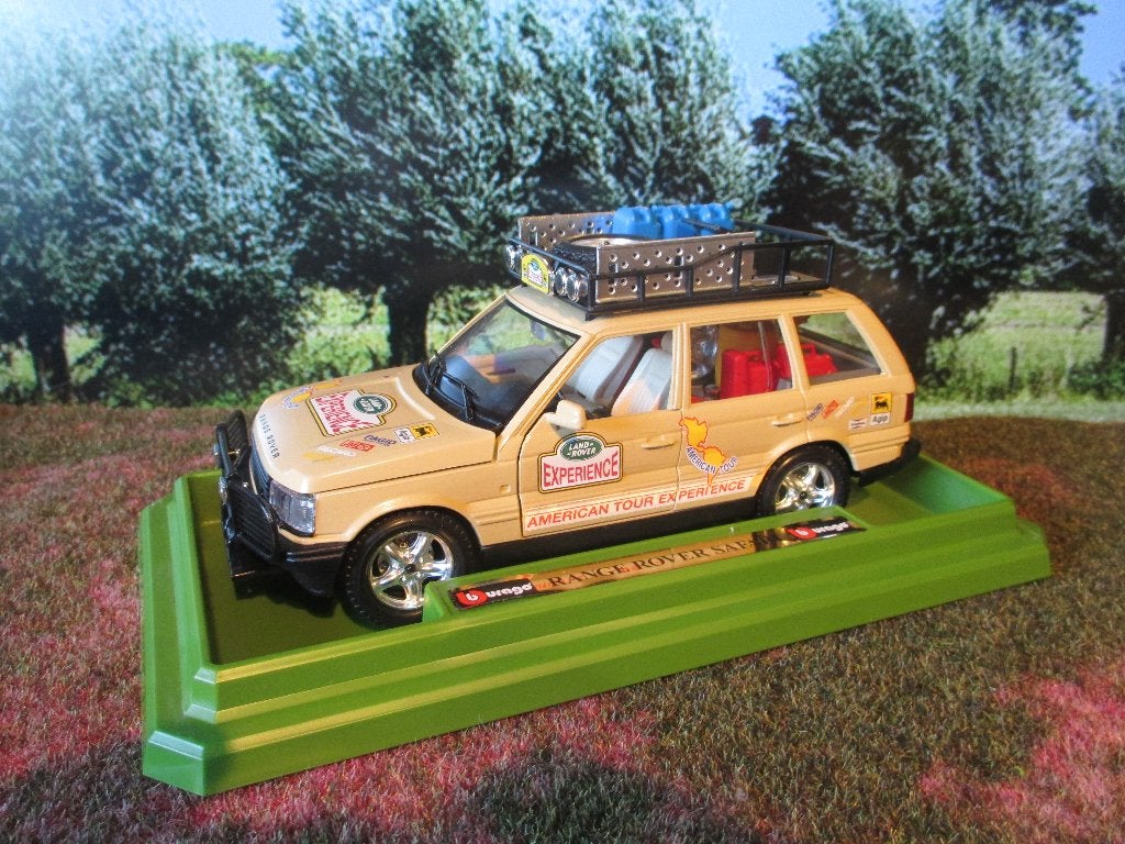 1/26 2001 Range Rover Safari - Bburago Mint Boxed, Hobby en Vrije tijd, Modelauto's | 1:24, Ophalen of Verzenden, Nieuw, Bburago