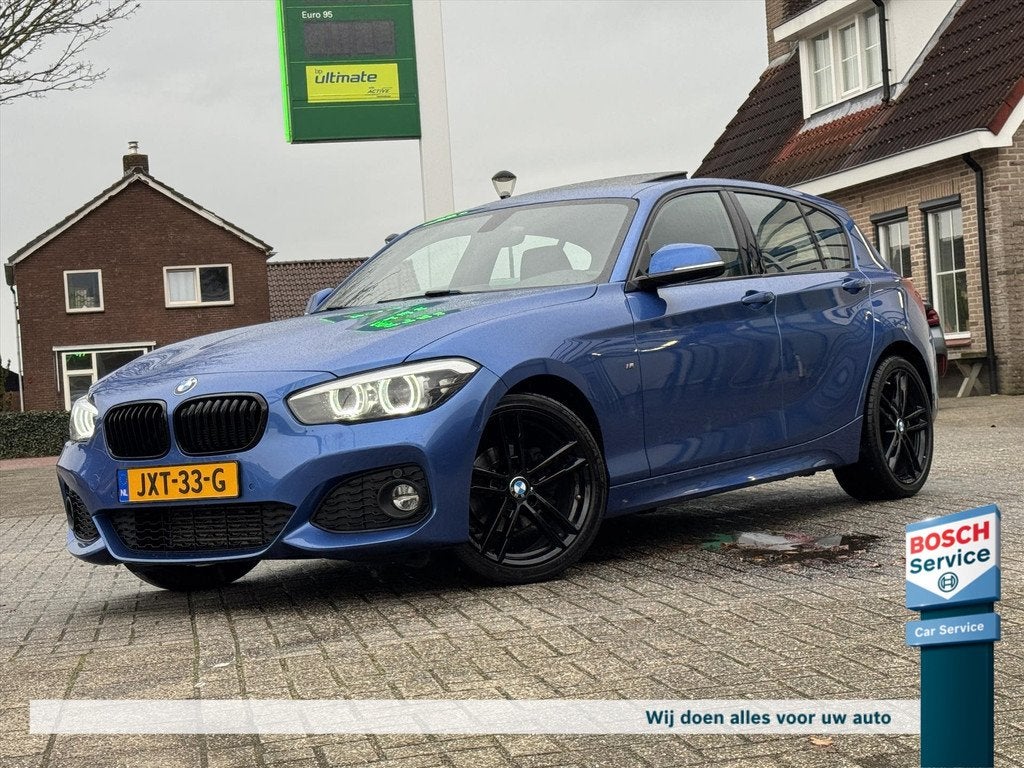BMW 1-Serie 118i M-Sport / Schuif-Kantel dak / Alcantara Sea, Auto's, BMW, Bedrijf, Te koop, 1-Serie, ABS, Airbags, Airconditioning