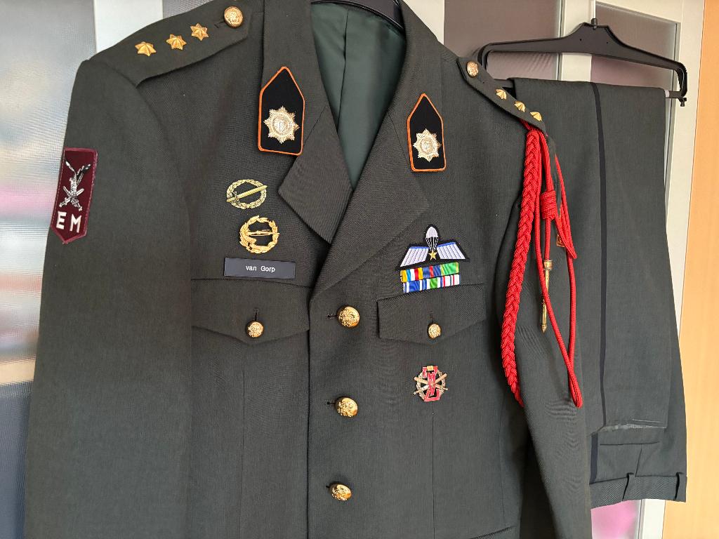 DT2000 tenu van Heutsz met rood ere koord, Verzenden, Landmacht, Nederland, Kleding of Schoenen