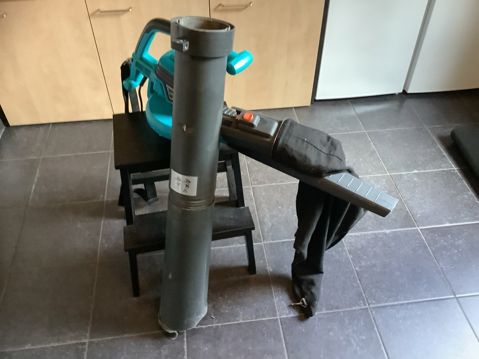 Gardena ErgoJet 3000 Bladblazer/Bladzuiger, Gebruikt, Handgedragen, Ophalen of Verzenden, Met opvangzak