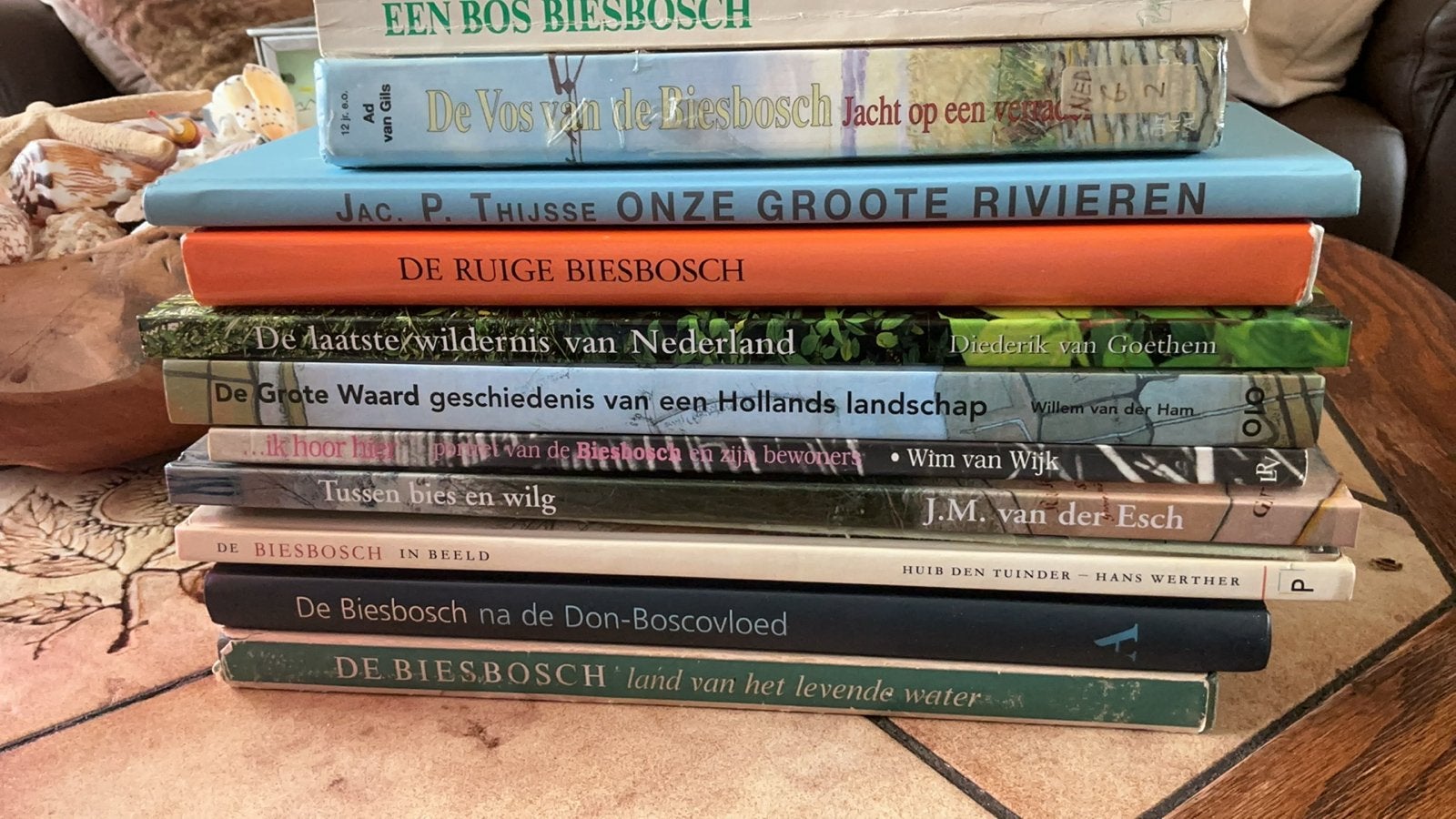 Collectie Biesbosch Boeken: Natuur, Geschiedenis & Vogels, Ophalen of Verzenden, Gelezen, Natuur algemeen