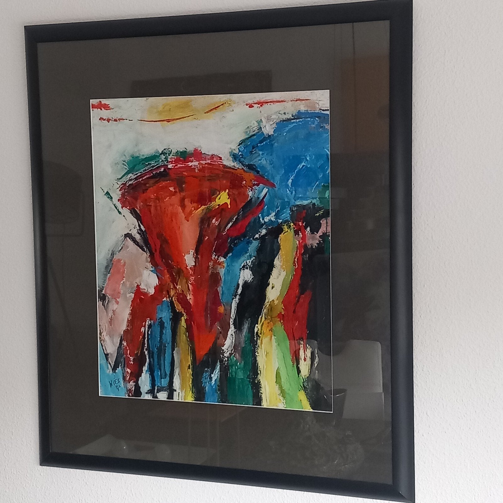 Wies van Dort - Mexicana 5 (1992) Origineel Galerie Andor, Ophalen
