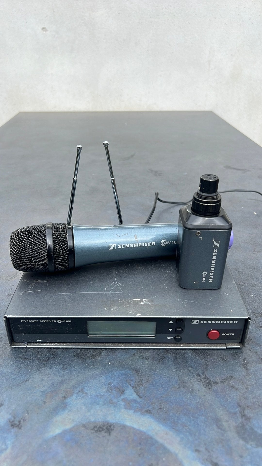 Sennheiser EW100 handheld + ontvanger, Muziek en Instrumenten, Microfoons, Ophalen, Gebruikt, Zangmicrofoon