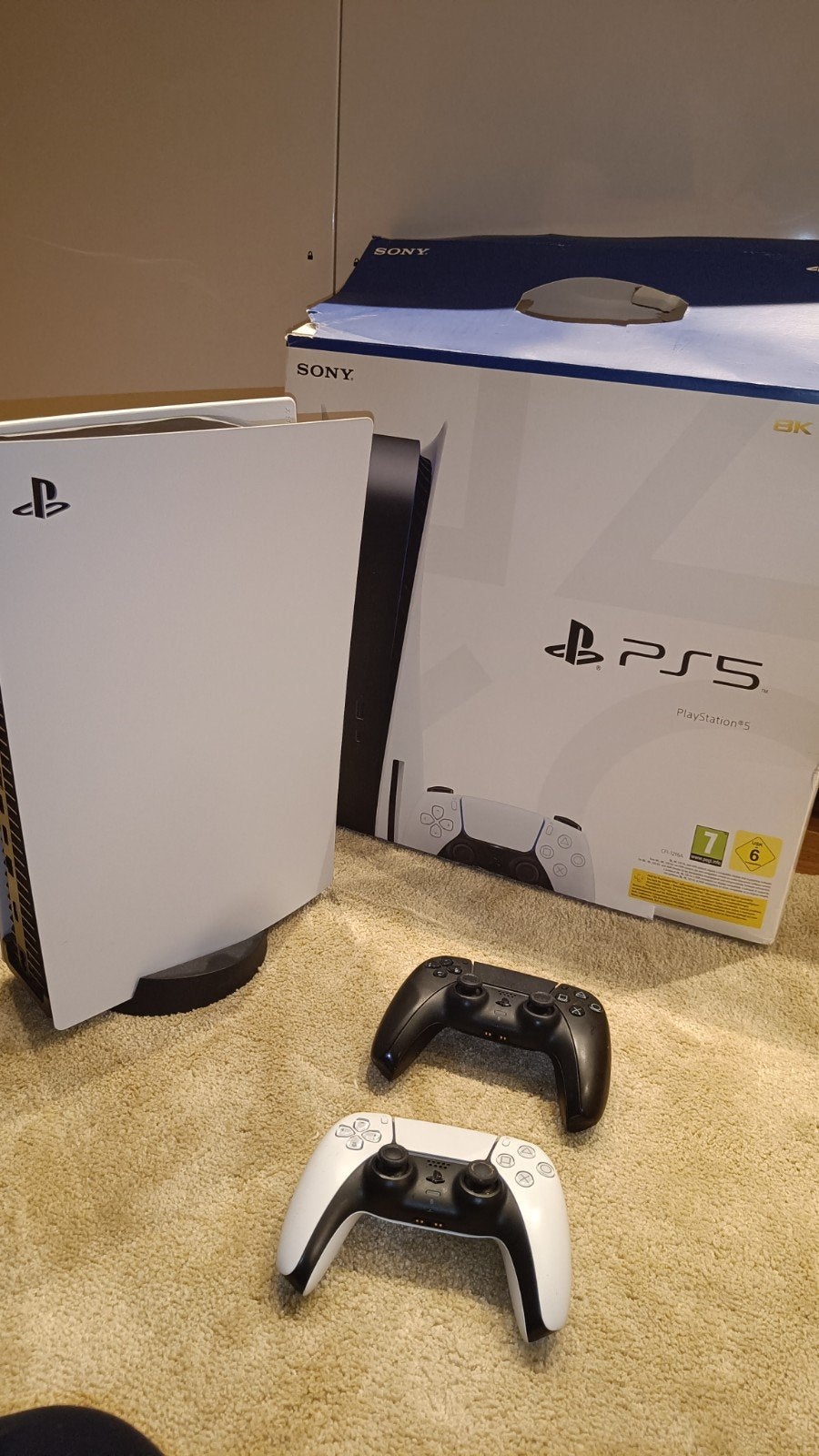 PlayStation 5 - Zo goed als nieuw met 2 controllers, Spelcomputers en Games, Ophalen