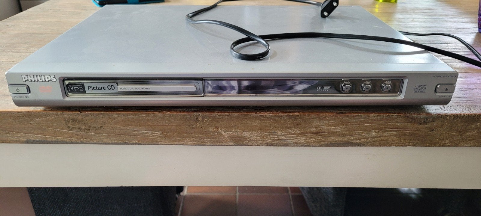 Philips DVD-speler DVD728/001 met afstandsbediening, Ophalen, Gebruikt, Dvd-speler, Philips