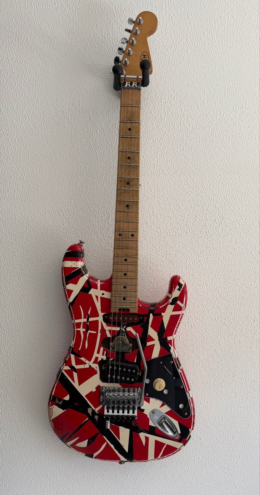 EVH Frankenstrat elektrische gitaar, Ophalen, Zo goed als nieuw, Solid body, Overige merken
