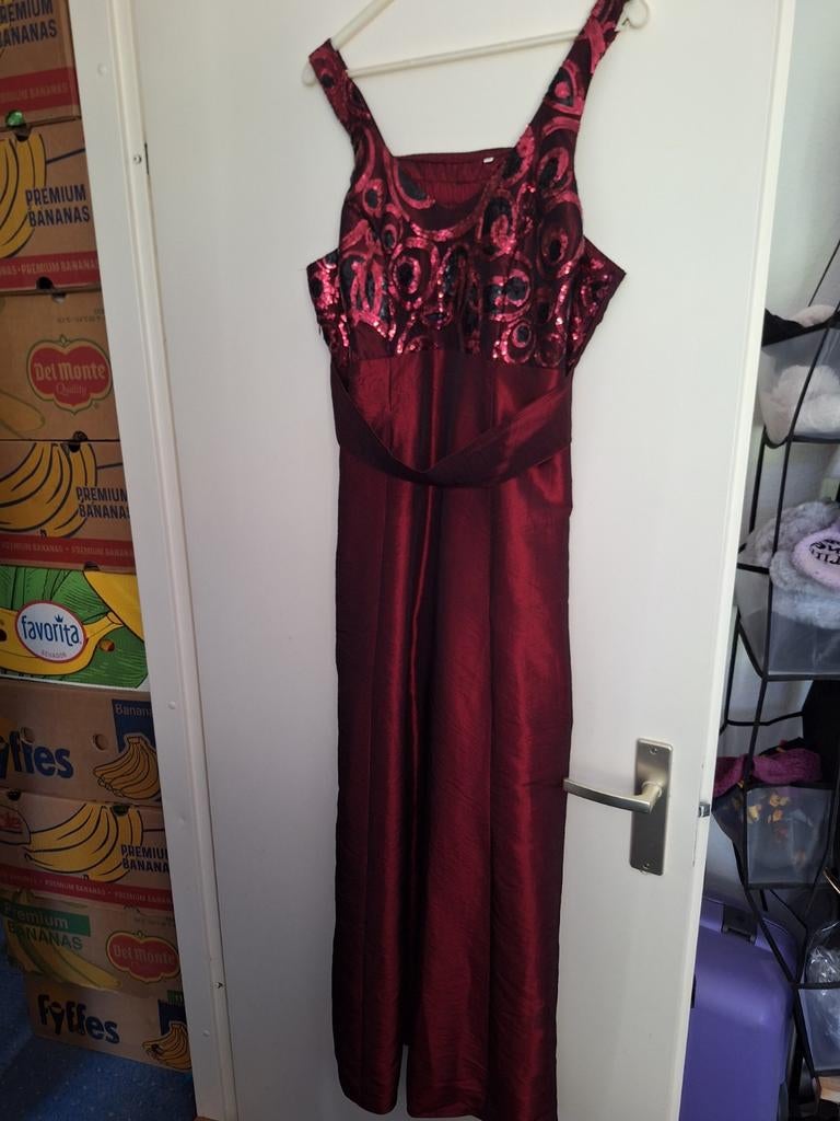 Mooie gala/feestjurk, Kleding | Dames, Galajurk, Maat 46/48 (XL) of groter, Ophalen of Verzenden, Gedragen
