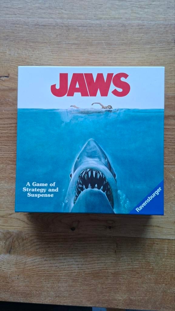 Jaws bordspel, Hobby en Vrije tijd, Gezelschapsspellen | Bordspellen, Drie of vier spelers, Ophalen of Verzenden, Zo goed als nieuw