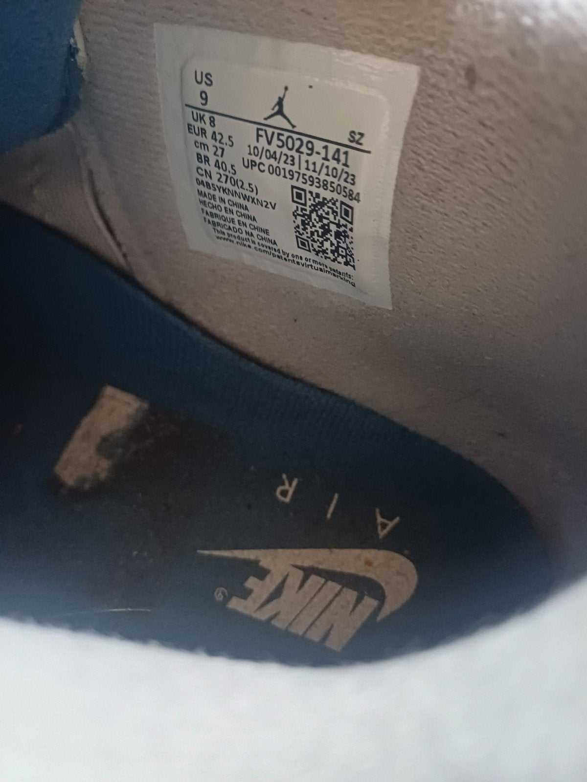 Nike Air Jordan 4 Retro 'Military Blue' Sneakers, Ophalen of Verzenden