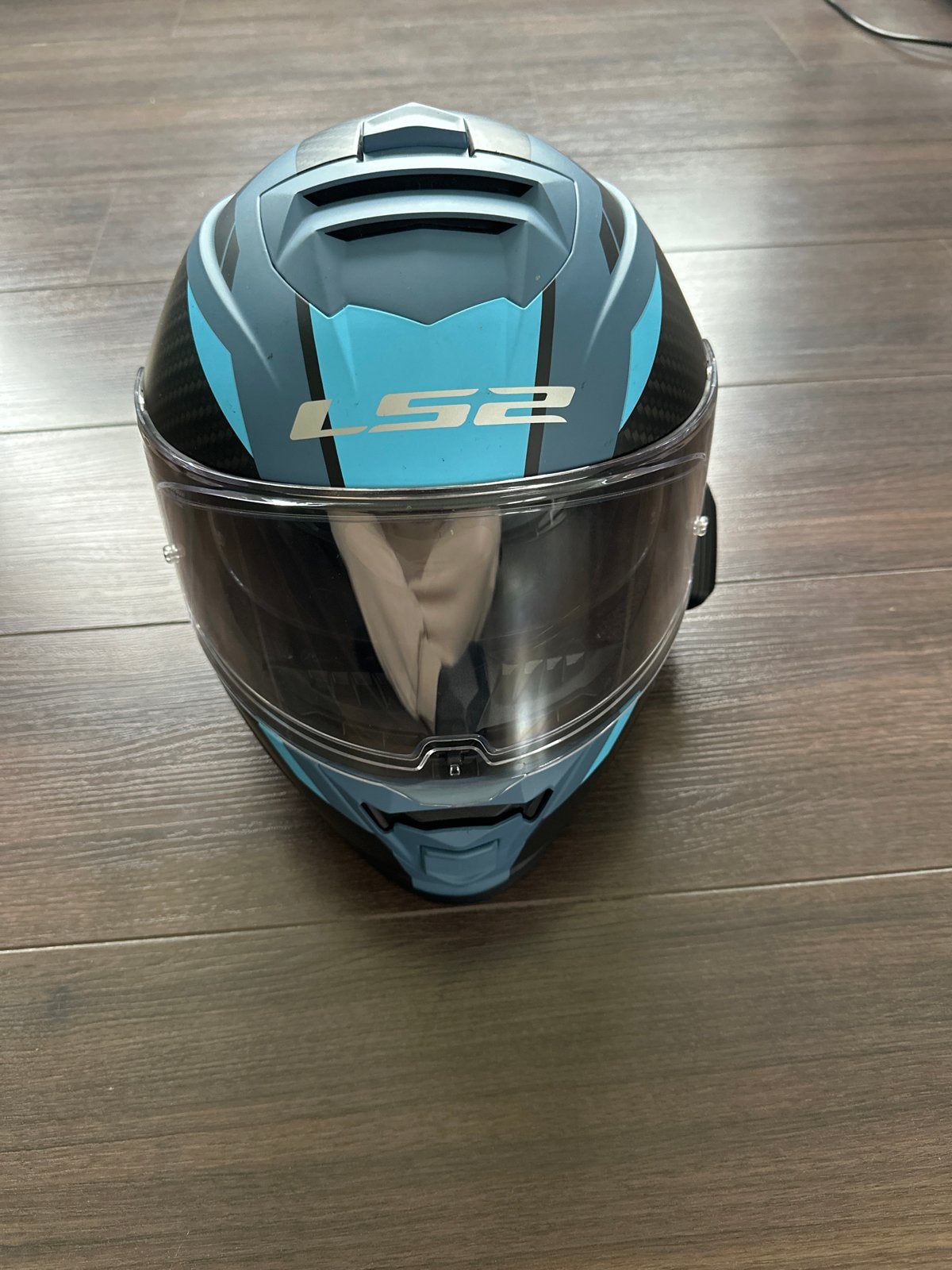 LS2 motorhelm met Cardo Freecom X intercom - Z.G.A.N. Maat M, Overige merken, M, Heren, Ophalen of Verzenden
